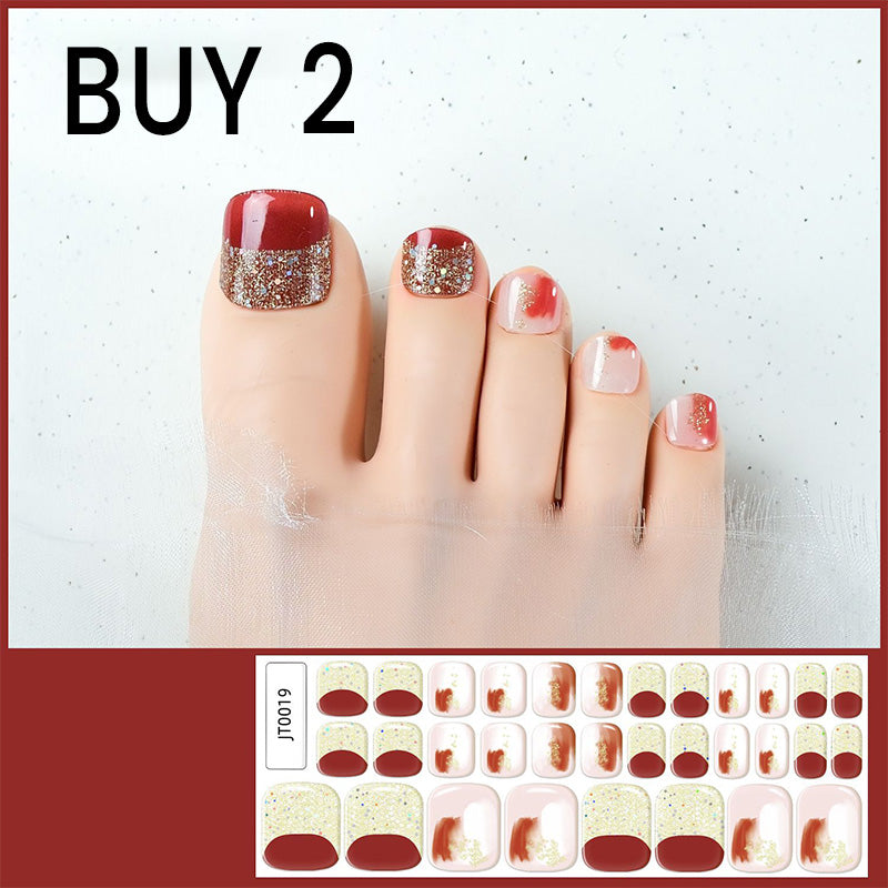 Semi-Cured Gel Toenail Stickers