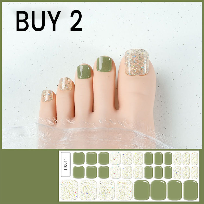 Semi-Cured Gel Toenail Stickers