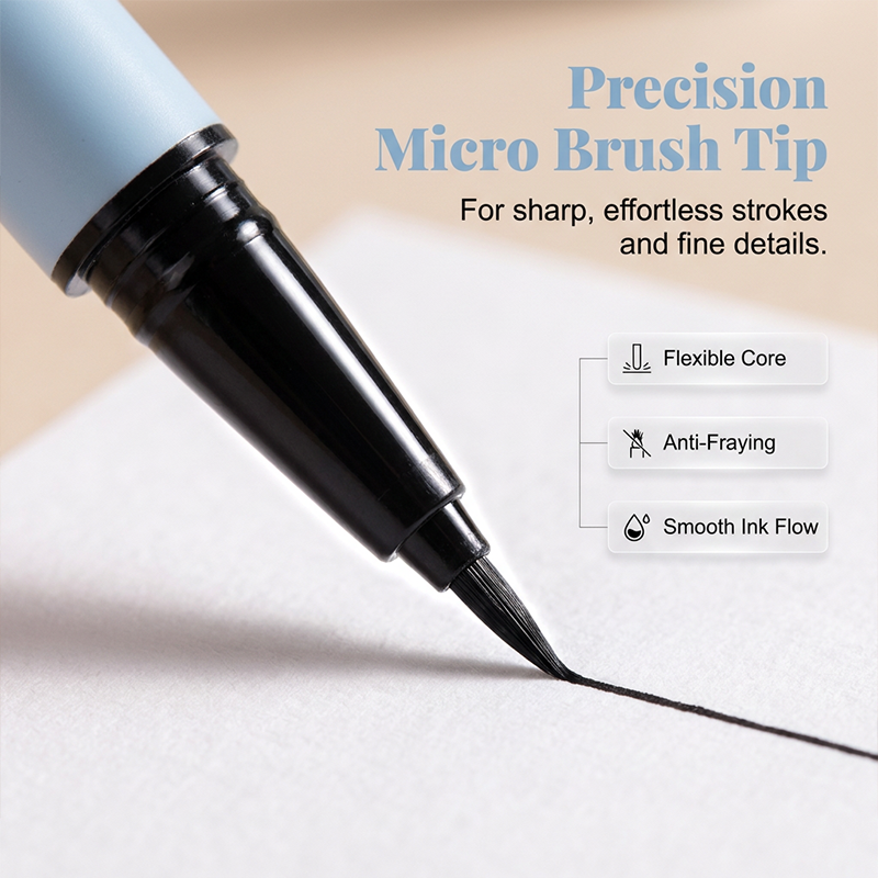 🎉 2026 Sale — Over 15,100 Sold!👁️ Waterproof Ultra‑Fine Liquid Eyeliner Pen‑Smudge‑Proof Beginner‑Friendly Black & Brown Liner ✨