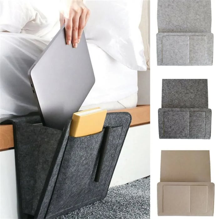 Storage bag with hanging pockets