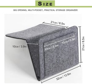 Storage bag with hanging pockets