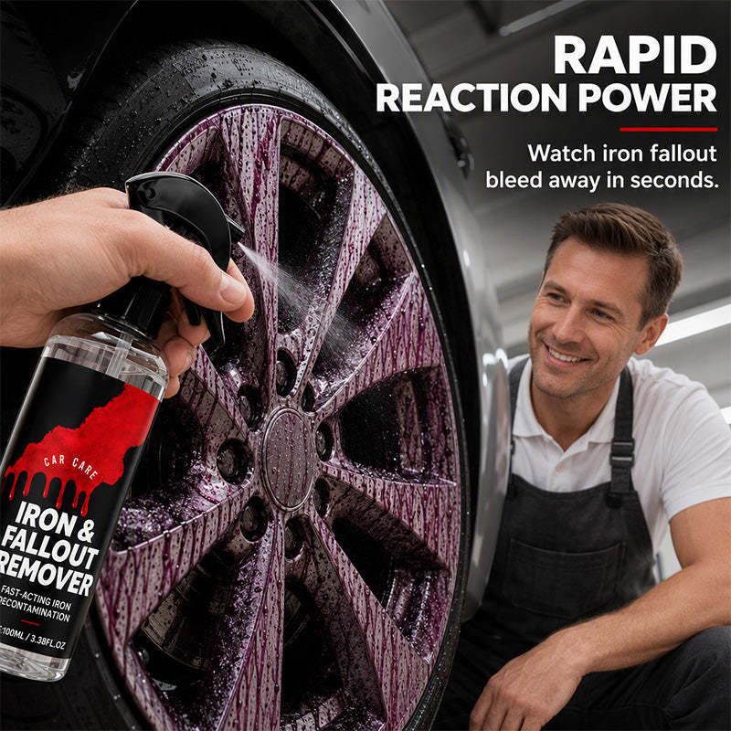🔧 LIMITED‑TIME 50% OFF! ✨Fast-Acting Car Iron and Fallout Remover Spray