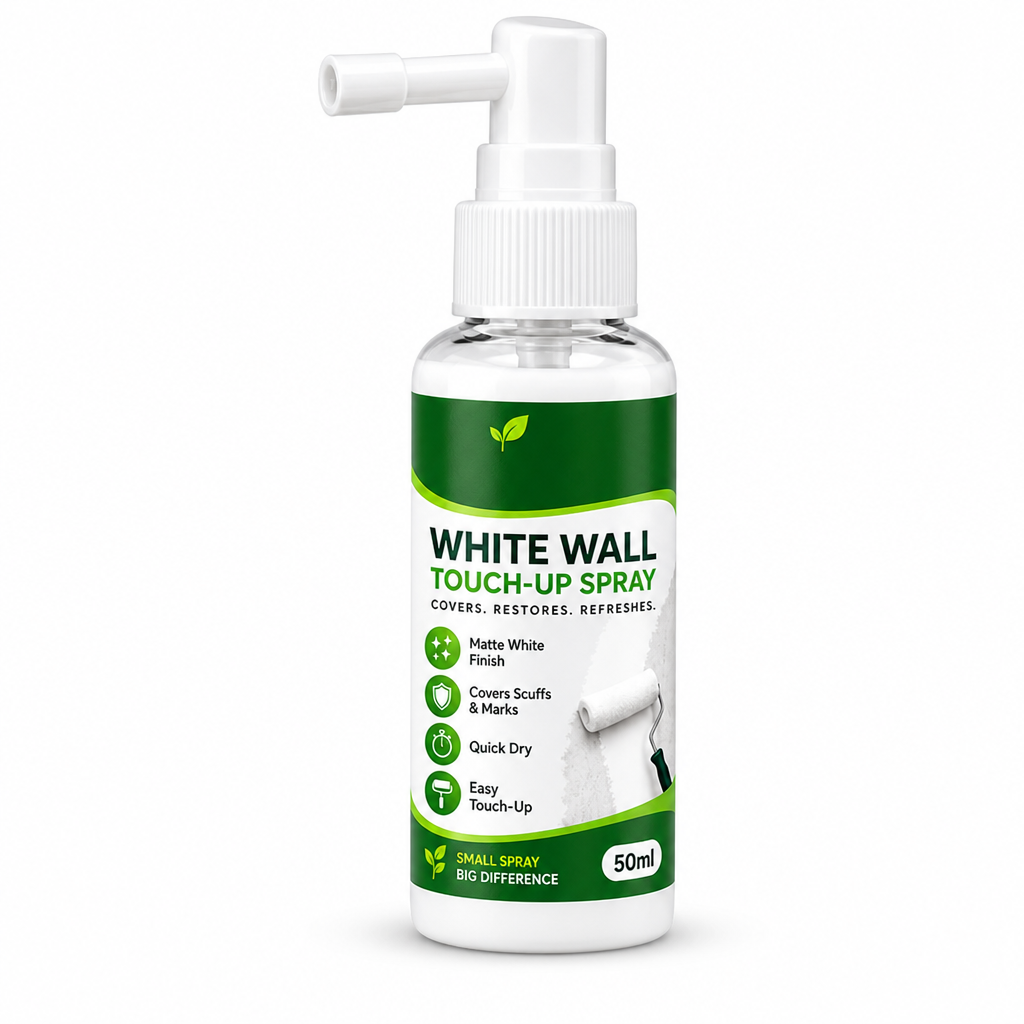 🧱 50% OFF NOW! White Wall Touch-Up Paint Spray – Matte White Wall Repair Spray, Quick Drying, Easy Precision Spray, Covers Scuffs, Marks & Stains for Home Wall Restoration
