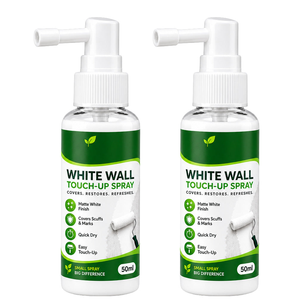 🧱 50% OFF NOW! White Wall Touch-Up Paint Spray – Matte White Wall Repair Spray, Quick Drying, Easy Precision Spray, Covers Scuffs, Marks & Stains for Home Wall Restoration