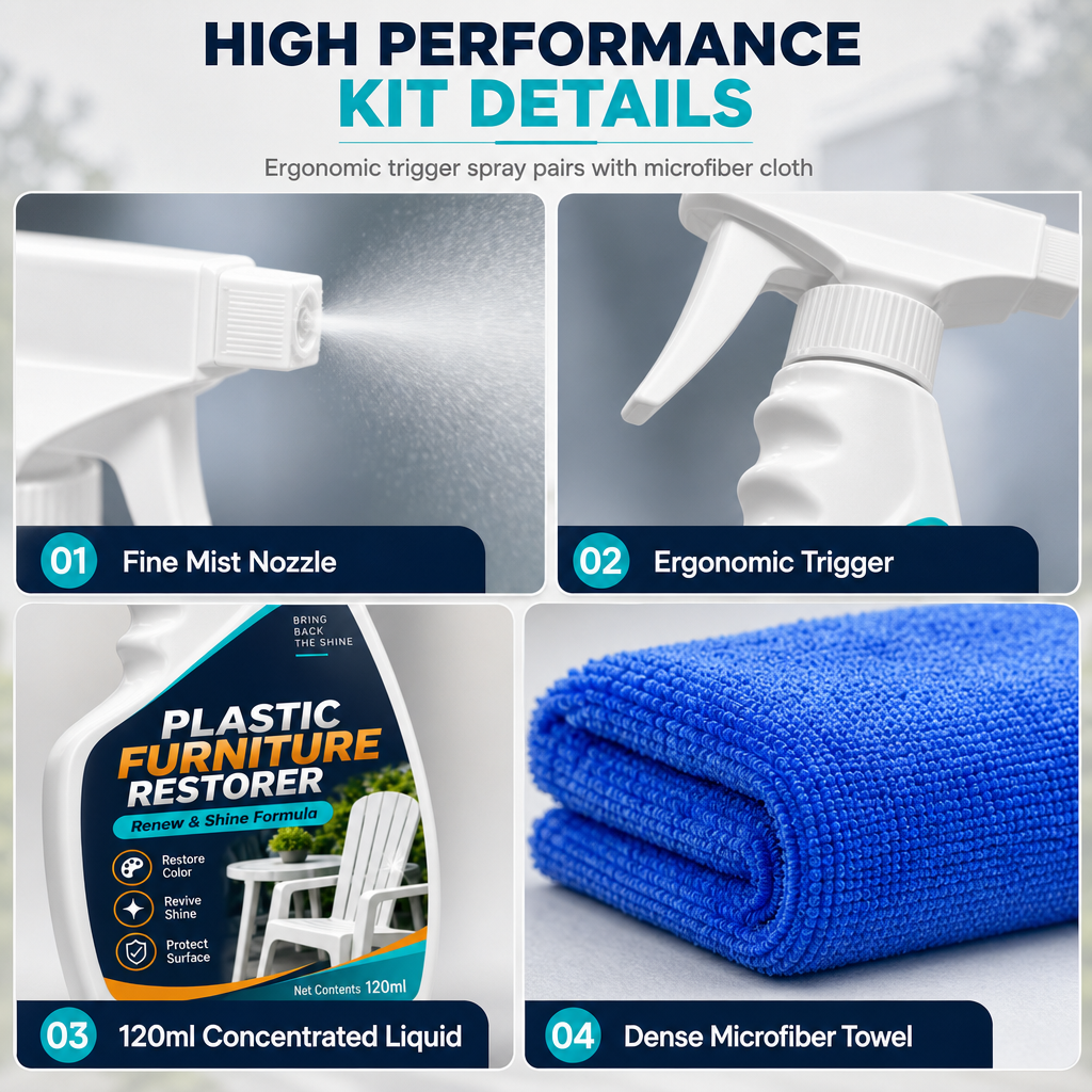 Plastic Furniture Restorer Spray
