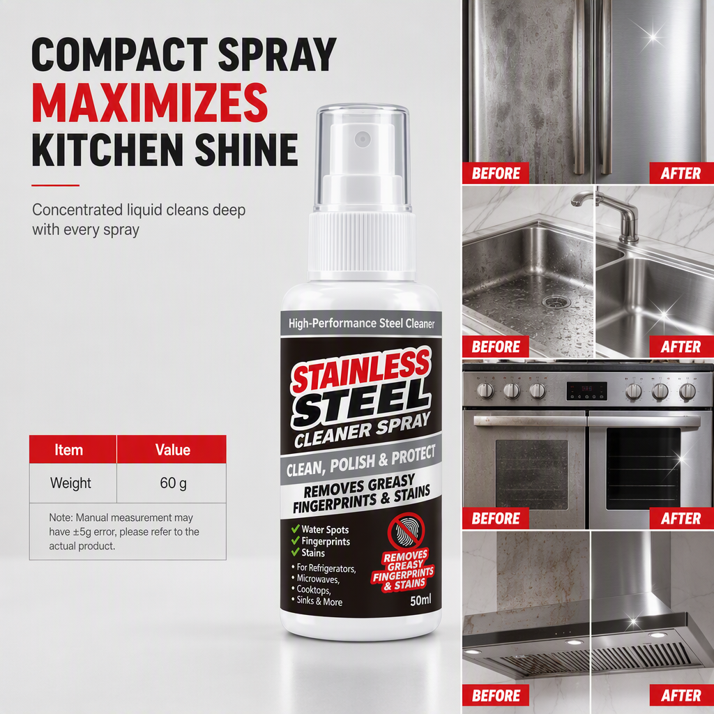 Multifunctional Stainless Steel Cleaner & Polish Spray