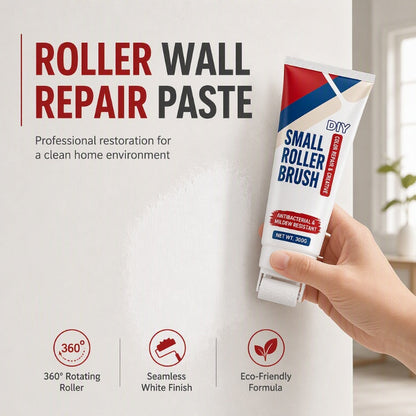 ⏳Limited-time 50% off💥Wall Repair Paste — Built‑in roller, simple DIY wall repair, no extra tools needed🖌️