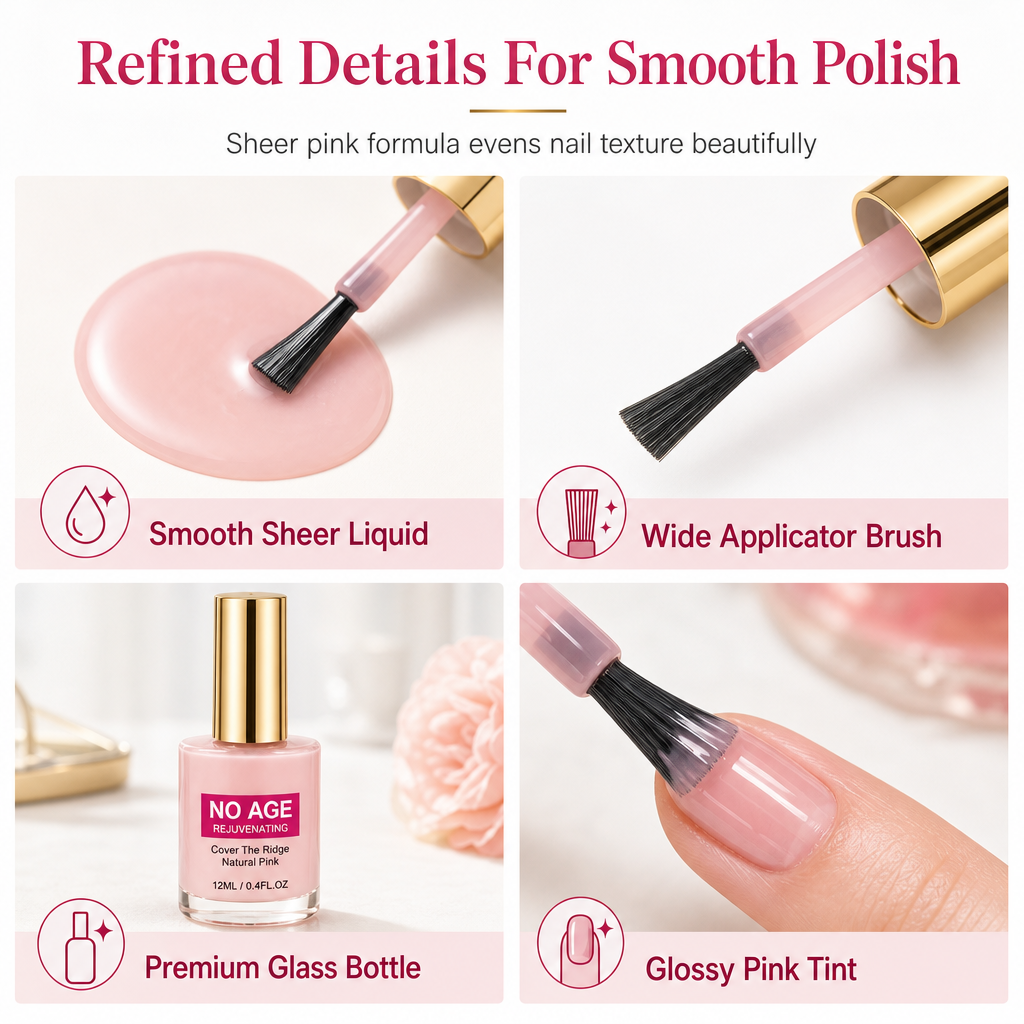 Smooth Nail Ridges Instantly! Natural Ridge Filler
