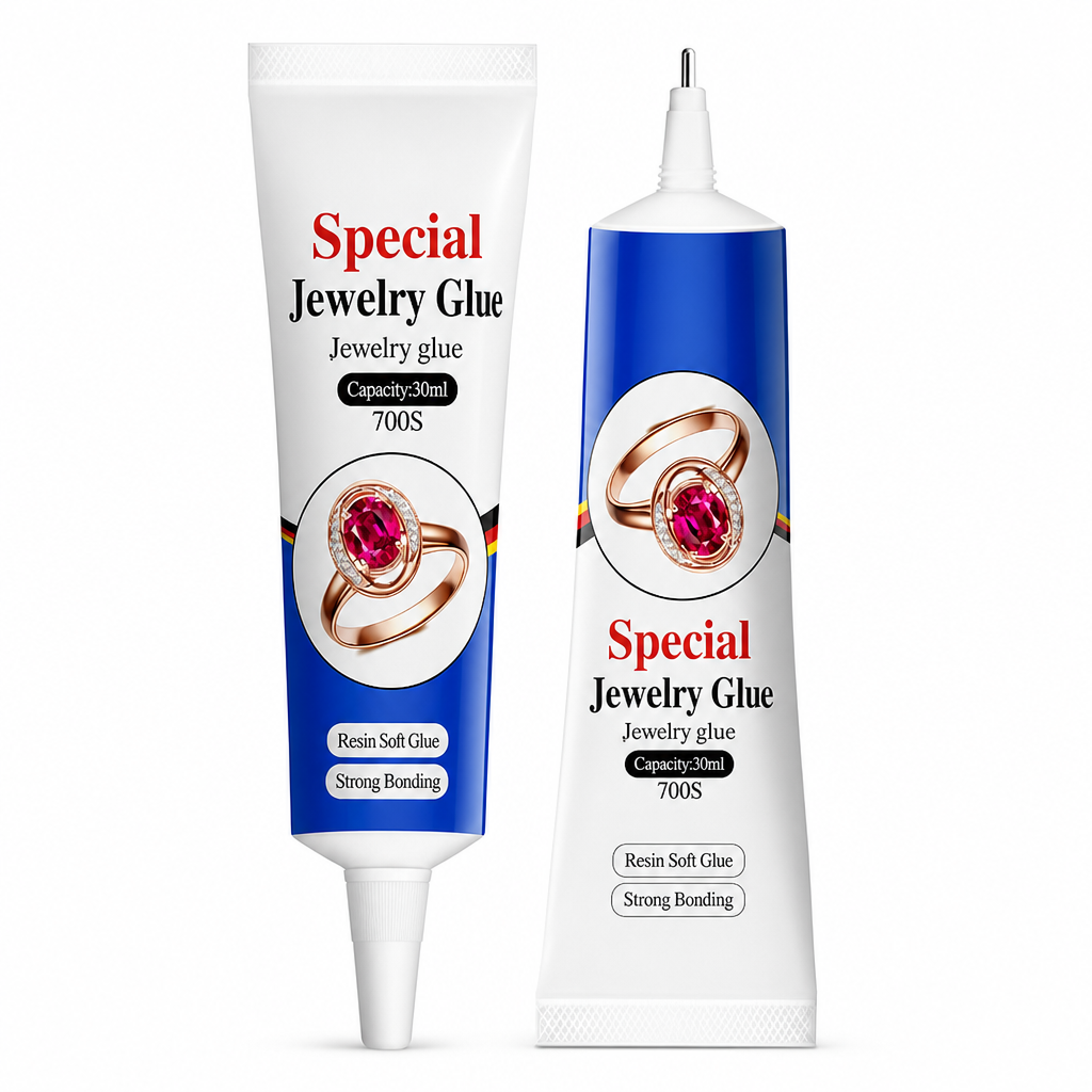 💎✨50% OFF NOW! Clear Precision Jewelry Adhesive – Ultra-Fine Tip Jewelry Glue, Waterproof Transparent Glue for Gem, Metal, Crystal & Craft Repair