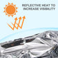 🚨 Outdoor Survival Blanket – Compact Silver Thermal Shelter for Emergency Kits