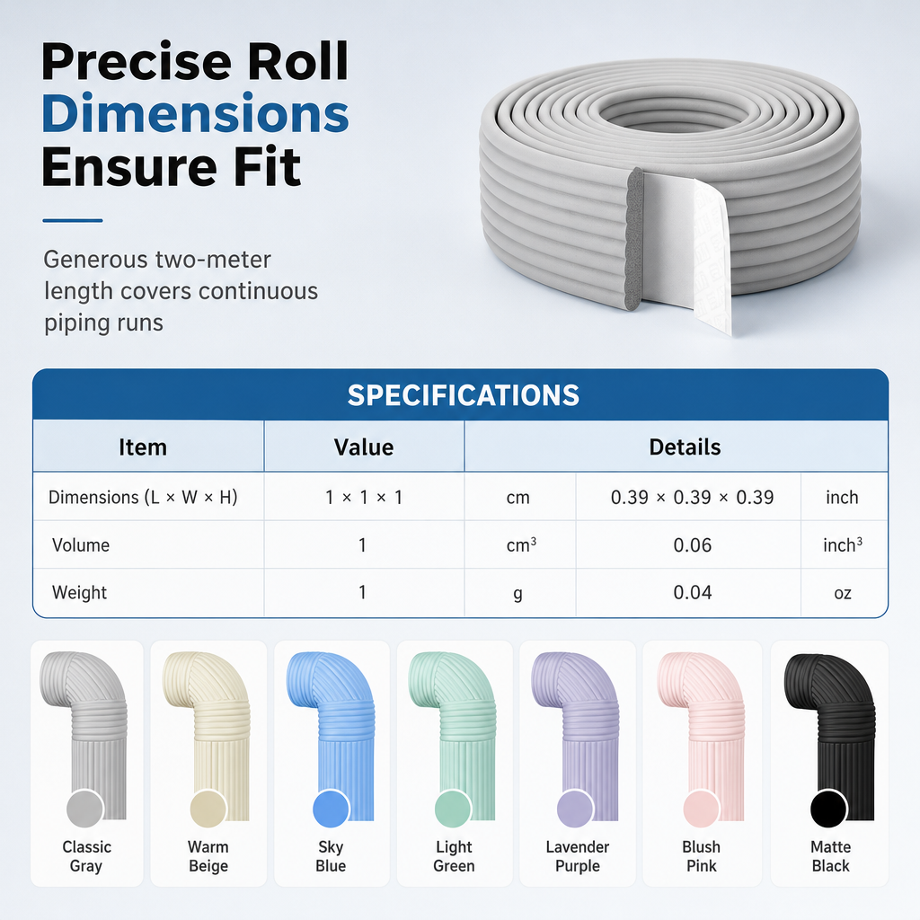 ❄️50% OFF NOW! Adhesive Foam Pipe Insulation Wrap – Flexible Anti-Freeze Thermal Pipe Sleeve, Winter Burst Protection for Water Pipes & Solar Pipes