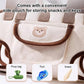 🐱🐶 2-in-1 Portable Pet Carrier/Sling/Tote | Breathable Blended Fabric, Padded Sponge Shoulder Strap🔄