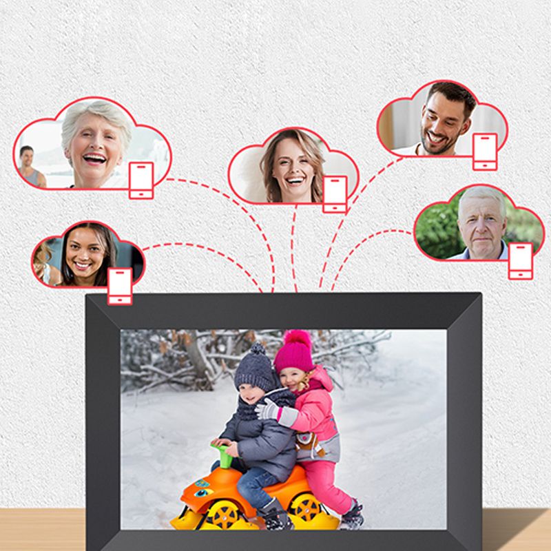 10.1” WiFi Digital Picture Frame with Touchscreen