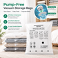 Vacuum Compression Storage Bags for Clothes PA and PE Space Saving Sealed Bags for Travel and Home Storage