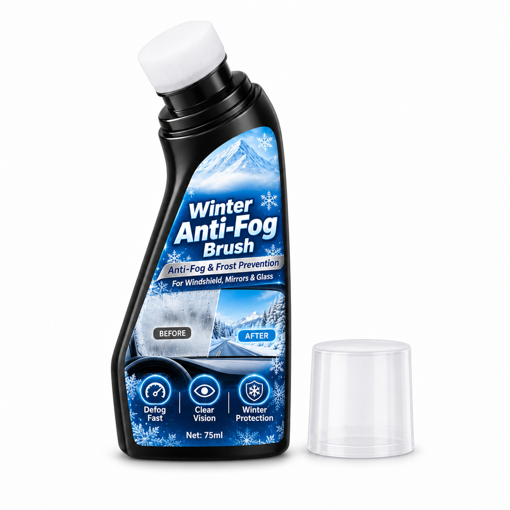 65ml Car Glass Anti Fog and Anti Freeze Paste Winter Defogging and Anti Condensation Cream for Windshield and Rearview Mirror