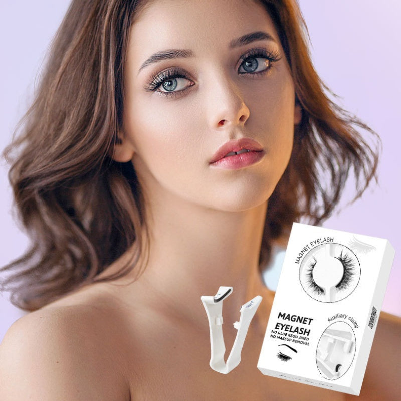 Reusable Magnetic Eyelashes with Applicator