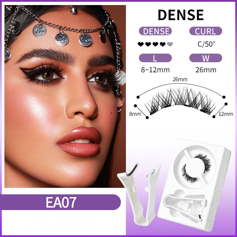 Reusable Magnetic Eyelashes with Applicator